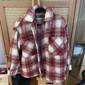 Zara oversized shacket